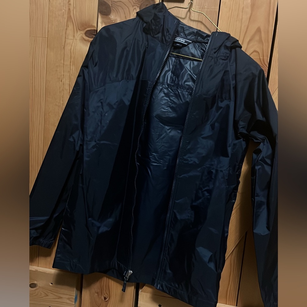 Lands' End Kids Navy Raincoat
